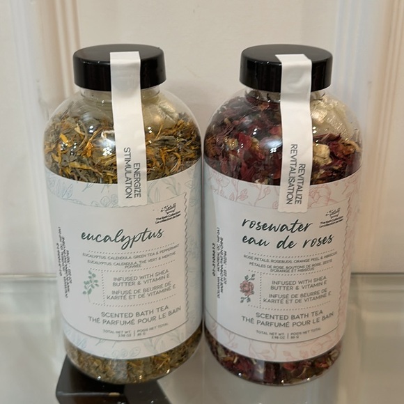 Other - Eucalyptus and Rose Scented Bath Tea Set